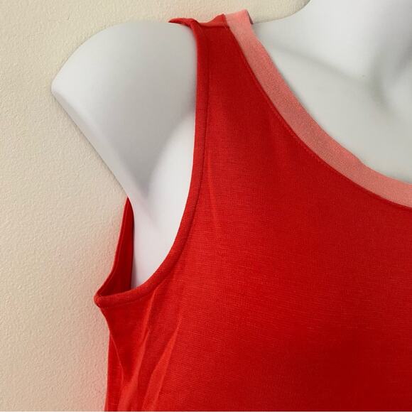 41 Hawthorne Sleeveless Knit Faux Wrap Bottom Mini Dress L Large NWOT - Picture 4 of 10